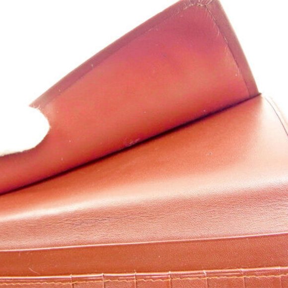 Cartier Wallet Purse Mastline Red Gold Woman unisex Authentic Used Y6631 - Picture 4 of 6